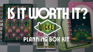 IS IT WORTH IT 🪄🫧 Wicked Wizomania Planning Box Unboxing & Flip Through | Happy Planner