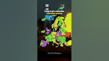 Trying to get a subscriber from every country | Part 7 #geography #map #mapping