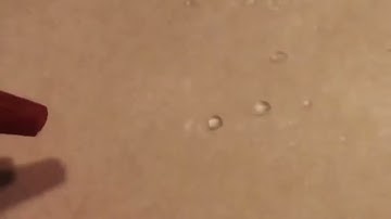 Slow motion Water Droplet Collision - 6.3 Weather Lesson 8 Audio Described