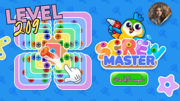 Screw Master: Nuts Jam Puzzle Level 209