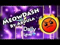 Geometry dash  meowdash by abdula  daily level 207 all coins