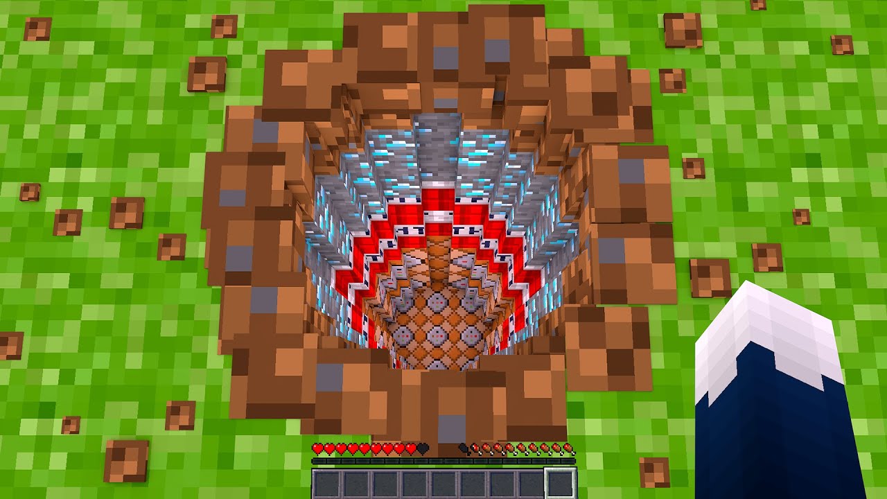 Meine NEUE 360° SPITZHACKE in Minecraft