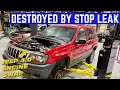 The CHEAP JEEP ENGINE Was Completely FULL Of STOP LEAK