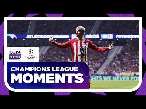 Antoine Griezmann's SPECTACULAR overhead kick vs Feyenoord | UCL 23/24 Moments