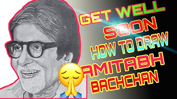drawing How to draw Amitabh Bachchan Step by Step sketch tutorial for beginners