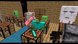 Minecraft   Monster School Canavar Okulu Animasyonu   Türkçe Dublaj