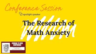 Math Anxiety at Courage To Risk 2026 Colorado Spotlight Speaker Part 2