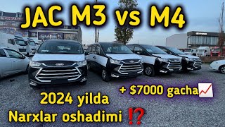 Jac M4 vs M3 2024yilda narxi oshadimi!? $7000 foyda qiling ✅