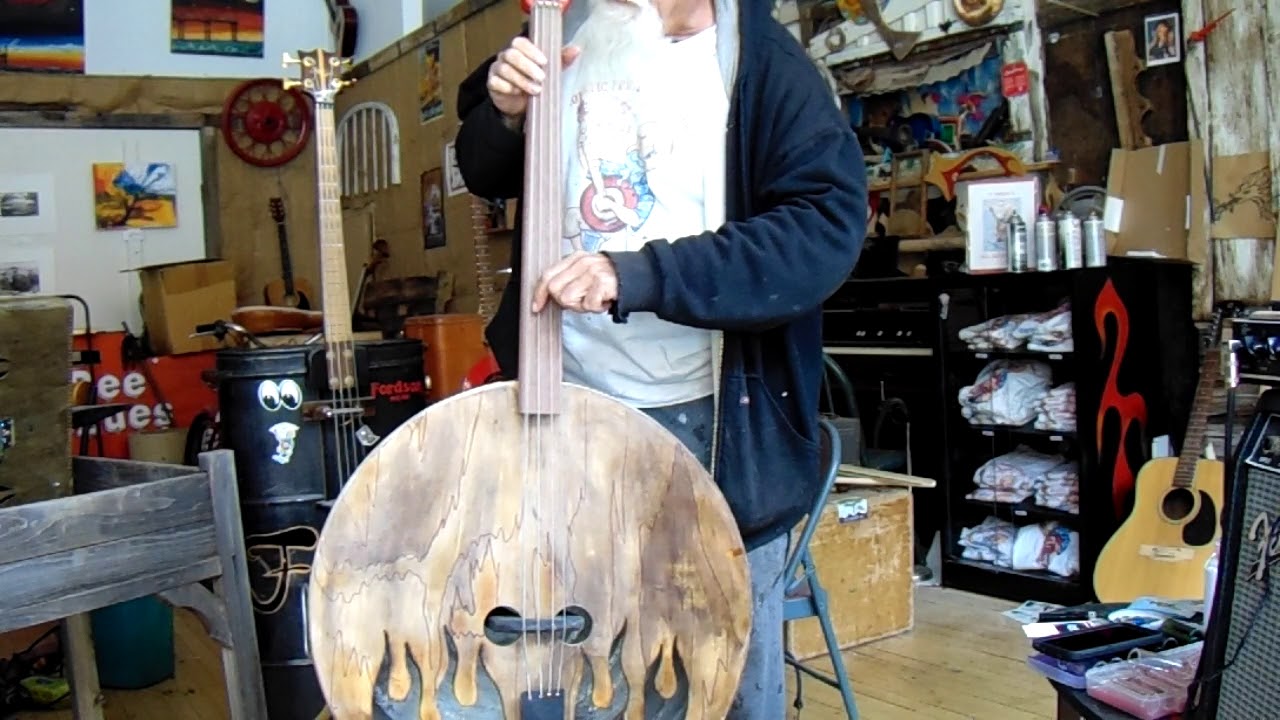 4 string washtub bass YouTube