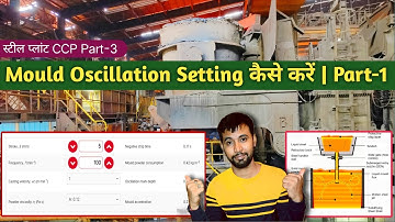 Mould Oscillation Settings | CCP Part-3 | Continuous casting machine in hindi