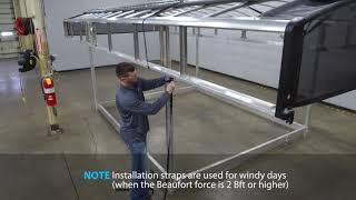 ShoreStation Revolution Series Canopy Installation