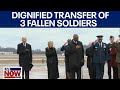 Jordan drone attack: Biden attends dignified transfer of the 3 fallen soldiers | LiveNOW from FOX