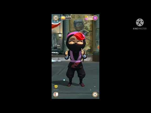Reaching level 54 in Clumsy Ninja