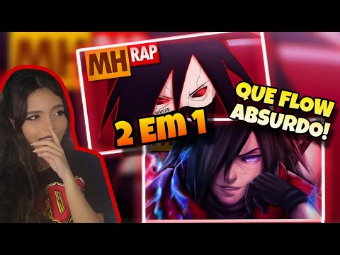 REACT 2 EM 1 - Tipo Madara e Tipo Madara 2 ☣️ | (Naruto) | Style Trap | MHRAP