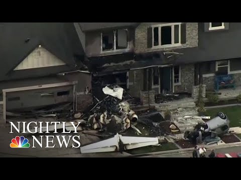 Utah Man Crashes Plane Into Own House After Being Arrested For Assaulting Wife | NBC Nightly News