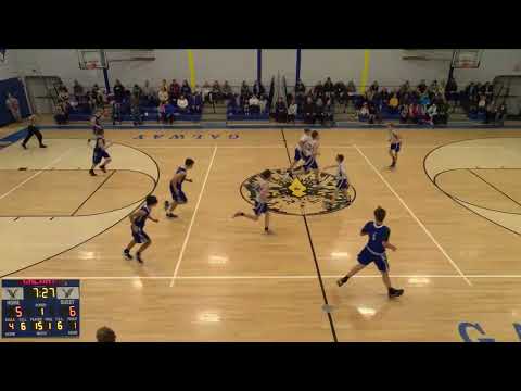 Galway High School vs Schoharie High School Boys' JuniorVarsity Basketball