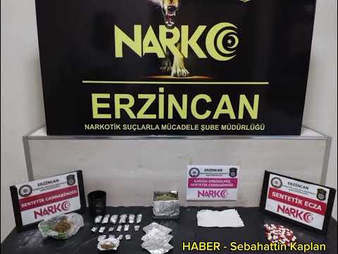 Erzincan Emniyet Müdürlüğü Narkotik Suçlarla Şube Müdürlüğü Zehir Tacirlerine Geçit Yok.