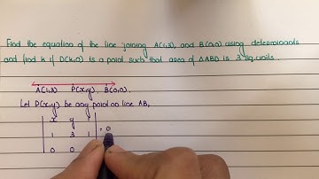 CLASS 12 | PART-5 | DETERMINANTS | EQUATION OF A LINE PASSING THROUGH 2 GIVEN POINTS | IN MALAYALAM