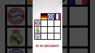 Complete This Football Tic-Tac-Toe