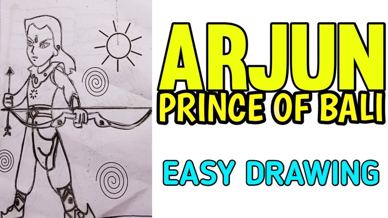 ARJUN (PRINCE OF BALI) | EASY DRAWING FOR KIDS | BALI KA RAJKUMAR #shorts #  @simguy. - YouTube