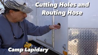 6x10 Cargo Trailer Camper Build / Installing Passthrough Hatch for Propane Hose by Camp Lapidary 195 views 1 month ago 38 minutes