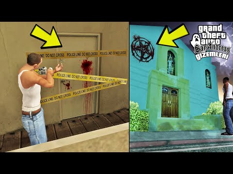 GTA SAN ANDREAS DA SAKIN BURAYA GİRMEYİN ! CİNAYET VE ŞEYTAN KİLİSESİ