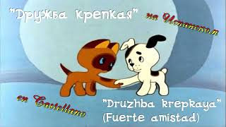 Дружба крепкая на испанском (Fuerte amistad) +subs rus #котенокгав #doblaje #озвучка