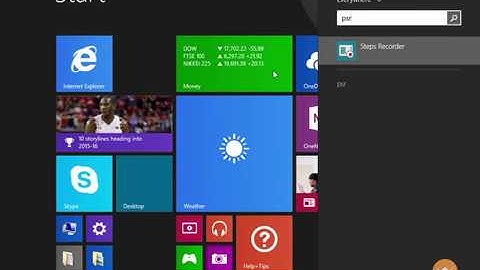 How to Use Steps Recorder in Windows 8.1