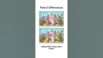 Spot 3 differences⁉️ - Eps 136 #cute #finddifferencebetweentwopictures #findthedifference