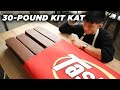 I made a giant 30pound kit kat