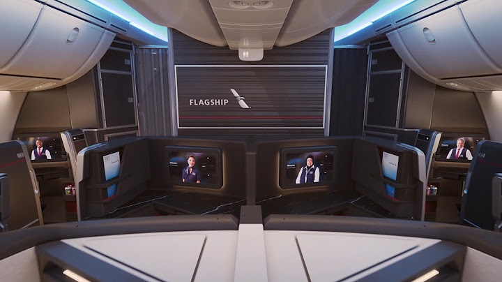 Future aircraft interiors of American Airlines