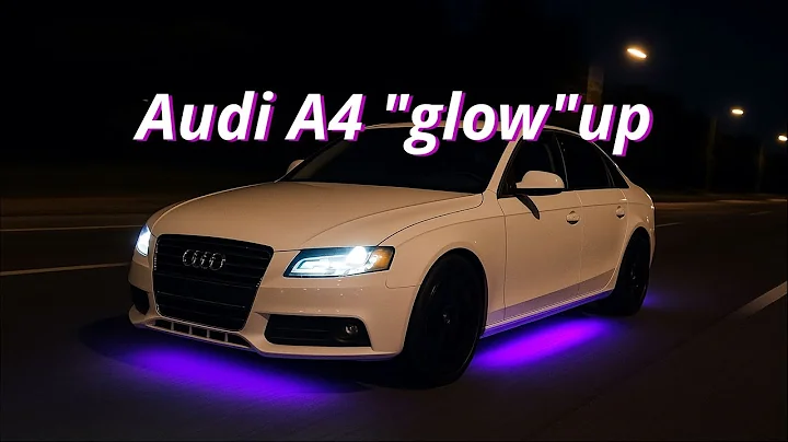 Scarborough man's Audi B8 A4 gets underglow!