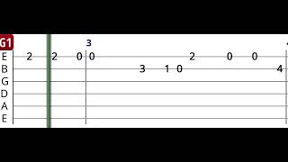 Mor Ve Ötesi - Cambaz - Solo Gitar Tab - Gitar Dersi