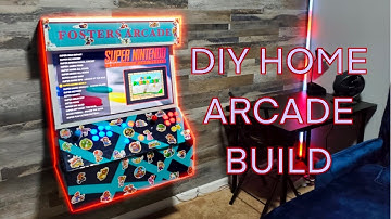 DIY Wall Mounted Home Arcade System using Raspberry Pi 3B+ | Low Profile | Full Tutorial