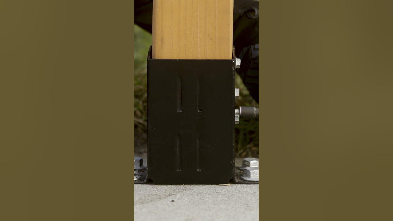 Simpson Strong-Tie FPBB44 - Base Black Post Base for 4x4