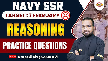 AGNIVEER NAVY (SSR) COAST GUARD (GD/DB) | REASONING PRACTICE QUESTIONS | BY GAURAV SIR