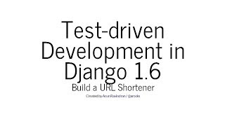 Building a URL Shortener using Test-driven Development (TDD) in Django screenshot 2