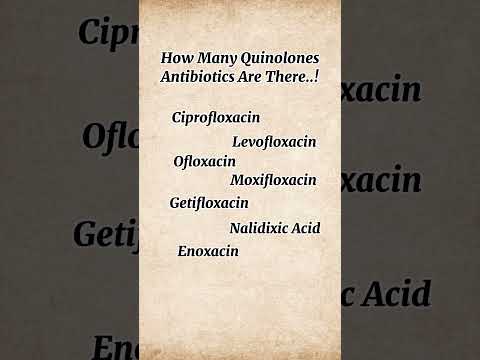 How Many Quinolone Antibiotics Are There #ytshorts #ai