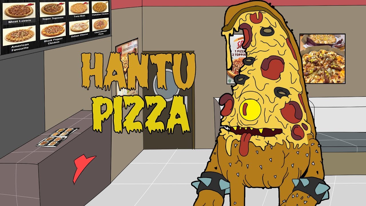  Hantu  Pizza Kartun  hantu  lucu Kartun  horor lucu YouTube
