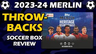 2023-24 Topps Merlin Heritage UCC Soccer Box Review