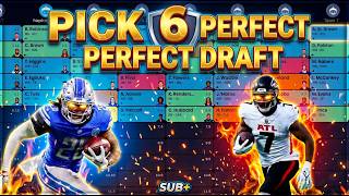 THE BEST DRAFT STRATEGY FOR PICK 6 IN FANTASY FOOTBALL!