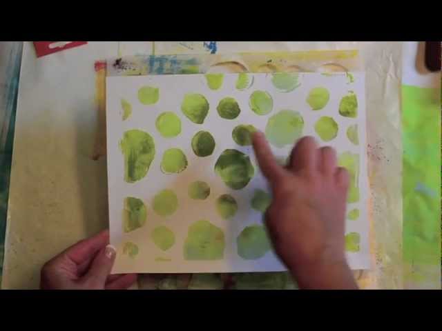 Gelli prints – monoprinting with a jelly plate