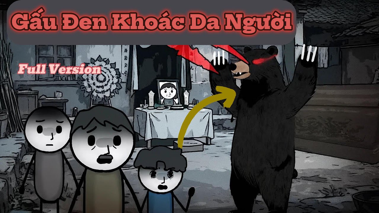 Phim Kinh Dị Hay: GẤU ĐEN KHOÁC DA NGƯỜI | Phim kinh dị | BOUZUU Gấu Review