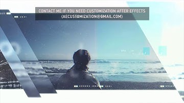 Clean Elegant Slideshow | After Efects Project Files - Videohive template