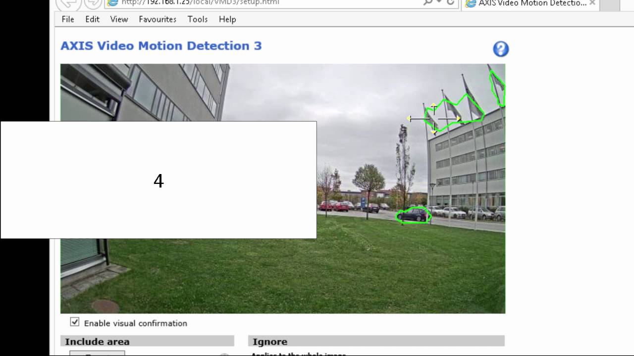 pad pols Publicatie Tutorial Getting started with Axis video motion detection - YouTube