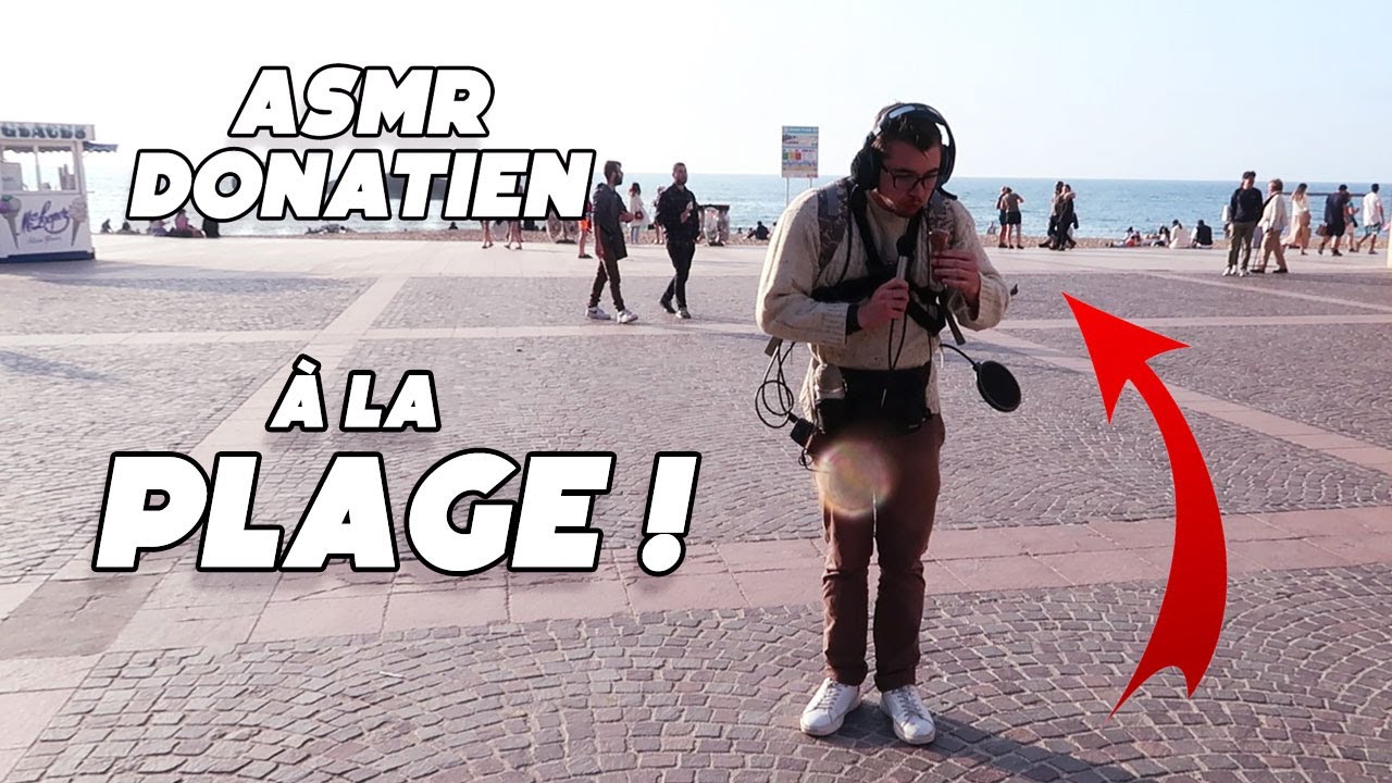 АСМР: ДОНАТЬЕН НА ПЛЯЖЕ 🌈