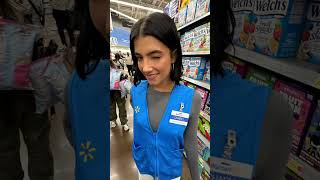 Charli and Dixie D'Amelio working at Walmart