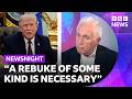 "He's been bullying Britain" David Dimbleby says "narcissist" Trump doesn't deserve King's US Visit