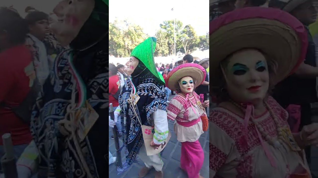 Batallon de indios del cuarto barrio mascaritas 2026#huejotzingo 