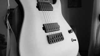 Schecter KM-7 Trans-white demo/review